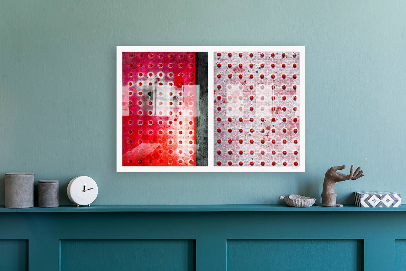Red Diptych  07 Reproduction