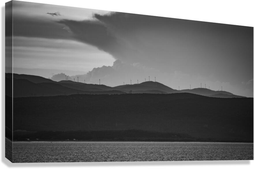 Waves of wind Canvas Print