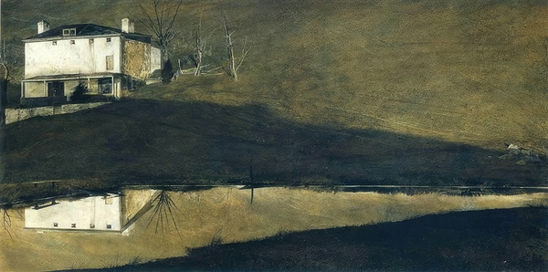 Brown Swiss   Contemporary Realism - Andrew Wyeth Digital Download