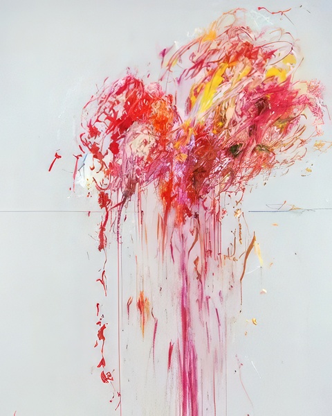 Art by Cy Twombly 25 Digital Download