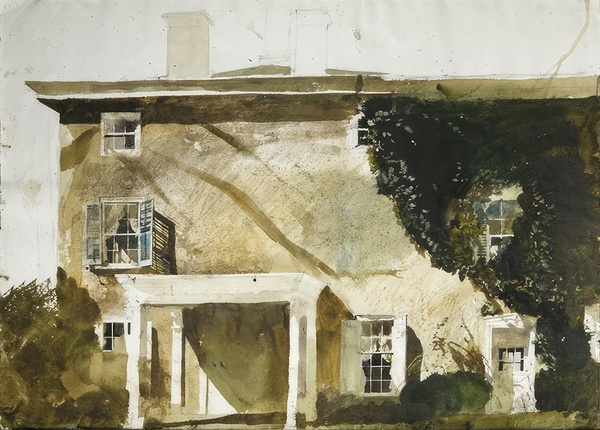 The Hatton House   1967 - andrew wyeth Digital Download