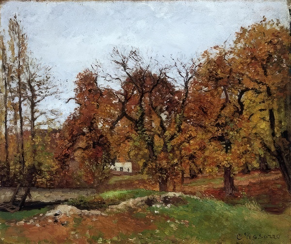 Autumn Landscape near Pontoise 1872 Camille P Digital Download