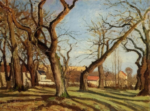 Chestnut Trees at Louveciennes 1872 Camille P Digital Download