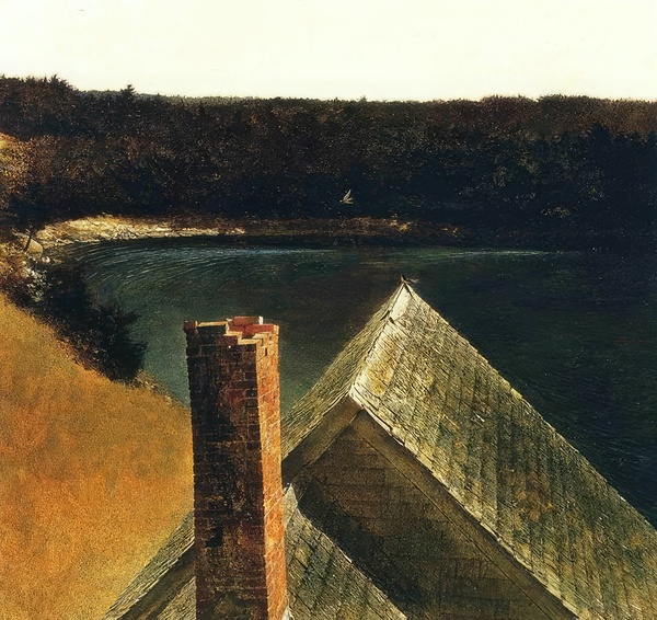 End of Olsons   Regionalism - Andrew Wyeth Digital Download