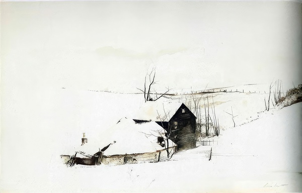 The Corner   Contemporary Realism - andrew wyeth Digital Download