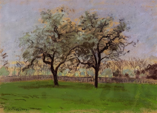 Apples Trees at Pontoise 1872 Camille Pissarr Digital Download