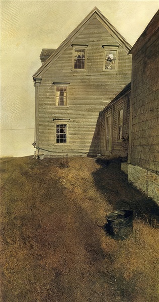 Weatherside   Contemporary Realism - Andrew Wyeth Digital Download
