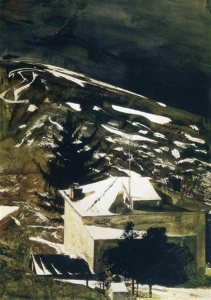 Wolf Moon   1975 - Andrew Wyeth Téléchargement Numérique