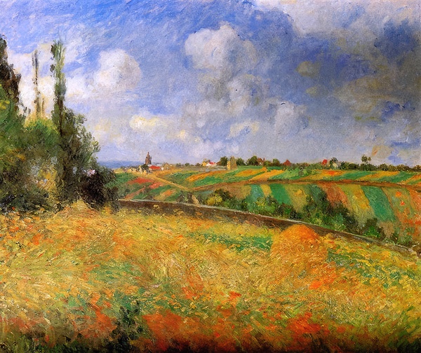 Fields Camille Pissarro Digital Download