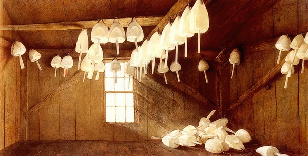 Tomorrow The Outer Shoals   Contemporary Realism - andrew wyeth Digital Download