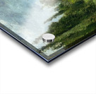 A part of Groettes Pontoise Gray Weather - Camille Pissarro Impression Acrylique