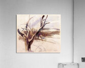 Winter Farm Scene   Contemporary Realism - Andrew Wyeth Acrylic Print