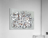 JEAN DUBUFFET 12 Acrylic Print
