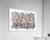 JEAN DUBUFFET 32 Acrylic Print