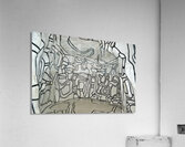 JEAN DUBUFFET 44 Acrylic Print