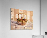 Apples and Pears in a Round Basket 1872 Camil Acrylic Print