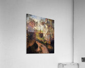 A Peasant in the Lane at Hermitage Pontoise 187 - Camille Pissarro Acrylic Print