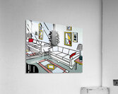 Roy Lichtenstein 50 Acrylic Print