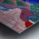 David Hockney  Metal print