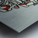 JEAN DUBUFFET 7 Metal print