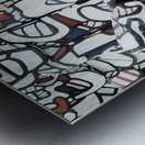 JEAN DUBUFFET 8 Metal print