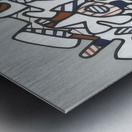 JEAN DUBUFFET 12 Metal print