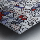 JEAN DUBUFFET 16 Metal print