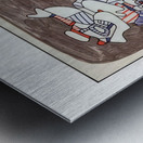 JEAN DUBUFFET 17 Metal print