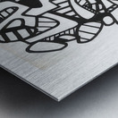 JEAN DUBUFFET 19 Metal print