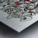JEAN DUBUFFET 32 Metal print
