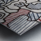 JEAN DUBUFFET 37 Metal print