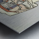 JEAN DUBUFFET 47 Metal print