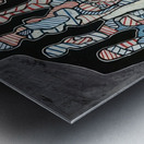 JEAN DUBUFFET 57 Metal print