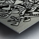 JEAN DUBUFFET 65 Metal print