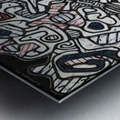 JEAN DUBUFFET 67 Metal print