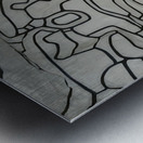 JEAN DUBUFFET 70 Metal print