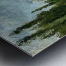 A part of Groettes Pontoise Gray Weather - Camille Pissarro Impression metal