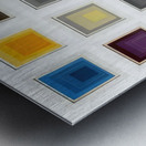 Josef Albers    11 Metal print