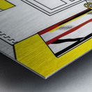 Roy Lichtenstein 6 Metal print