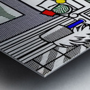 Roy Lichtenstein 20 Metal print