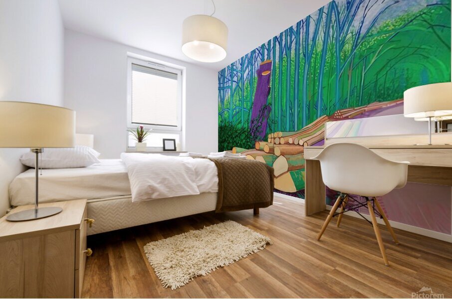 David Hockney  Mural print