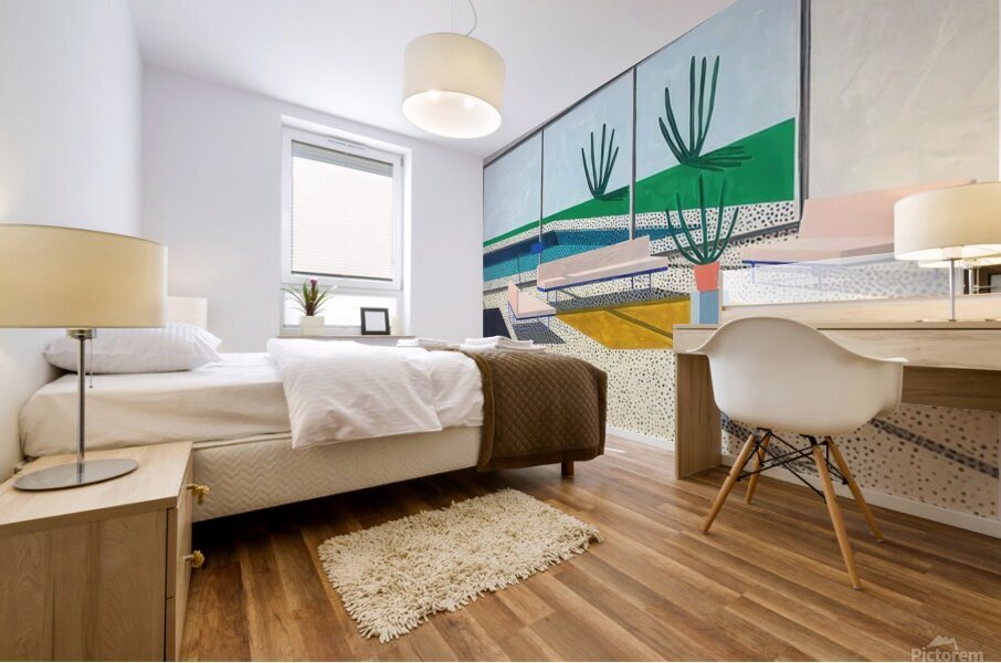 David Hockney  Mural print