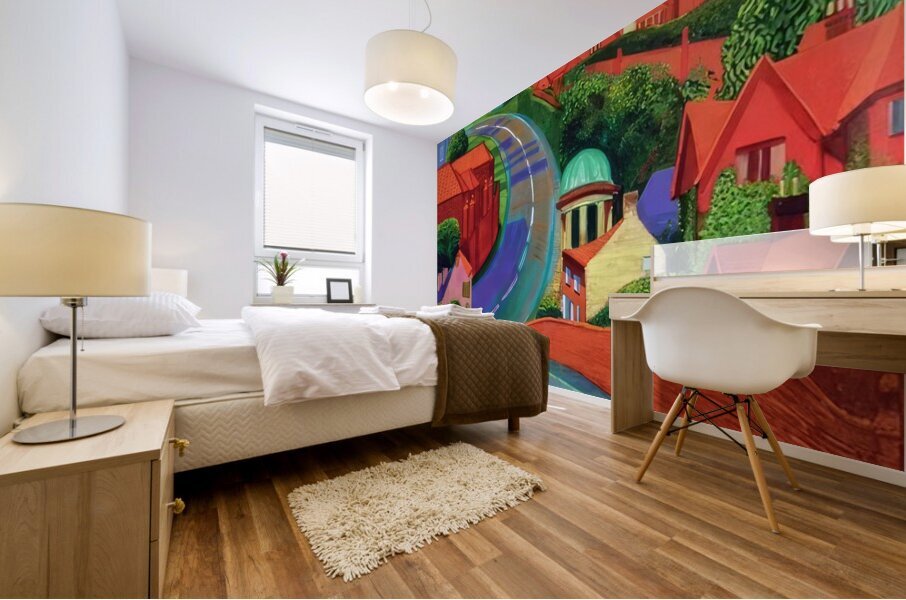 David Hockney  Mural print