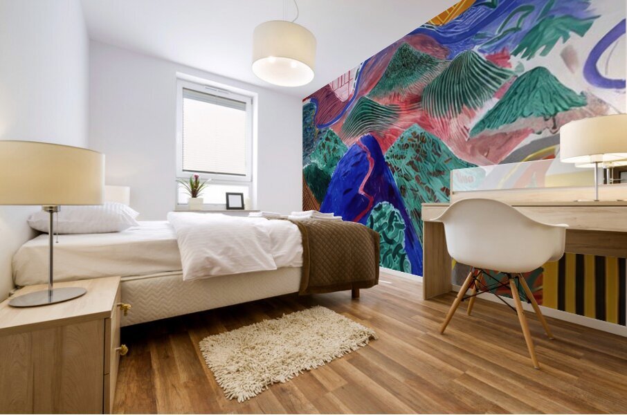 David Hockney  Mural print