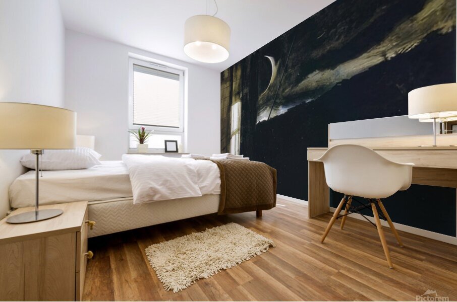 Crescent Moon   Contemporary Realism - Andrew Wyeth Mural print