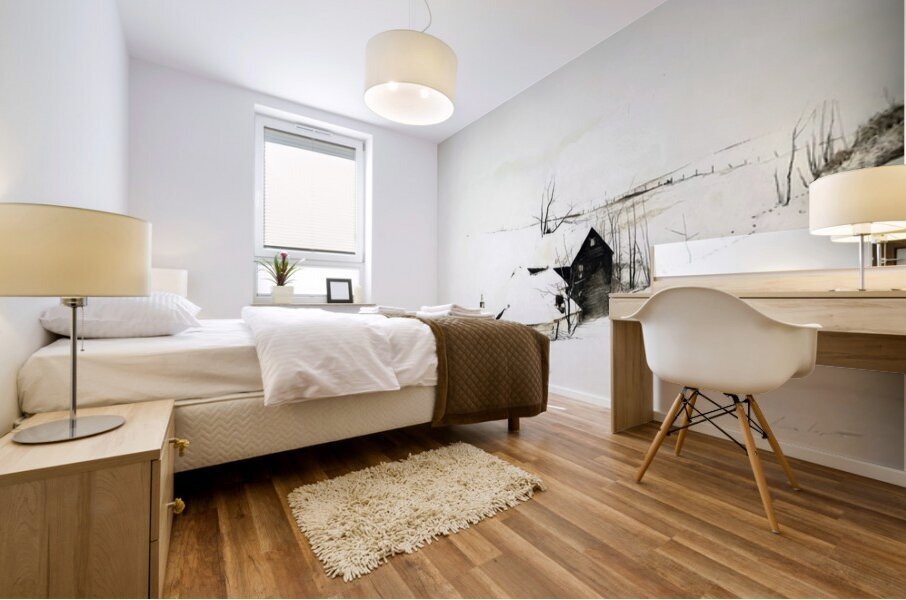 The Corner   Contemporary Realism - andrew wyeth Mural print