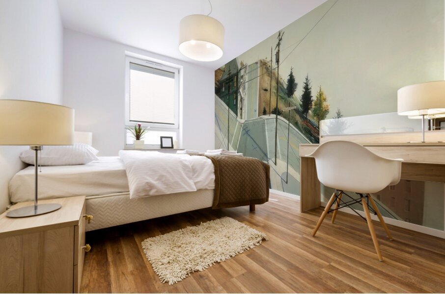 Wayne Thiebaud Mural print