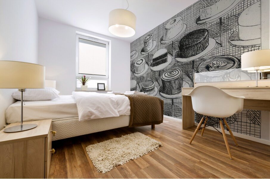 Wayne Thiebaud Mural print