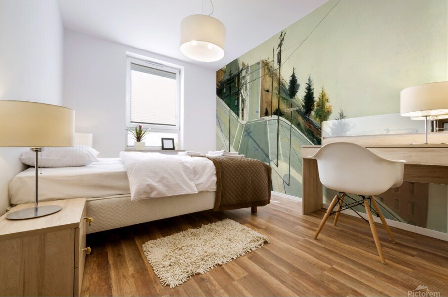 Wayne Thiebaud Mural print