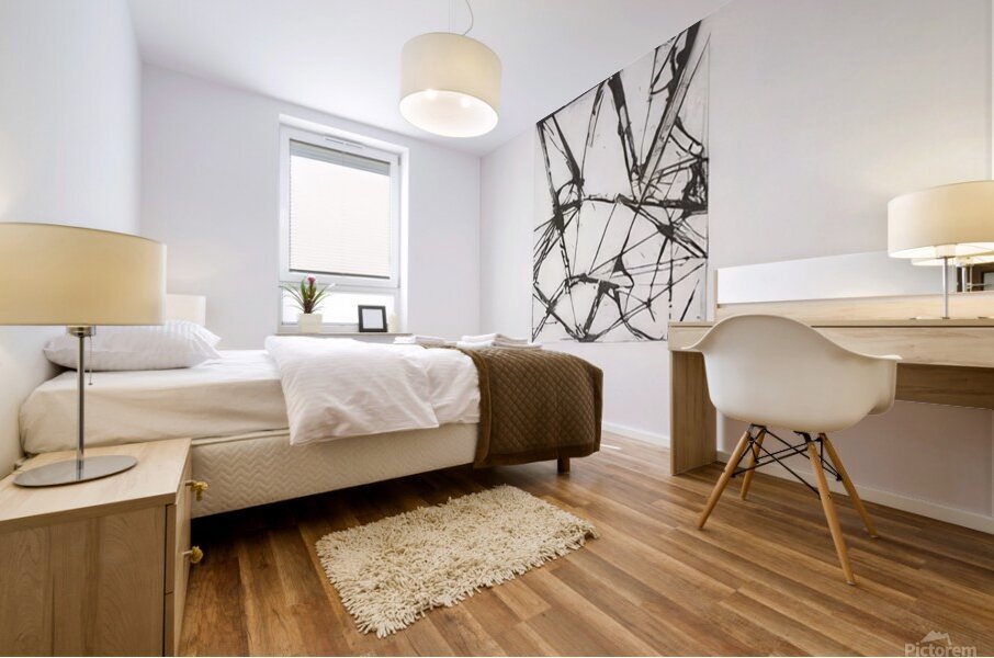 Art by Brice Marden   Mural print